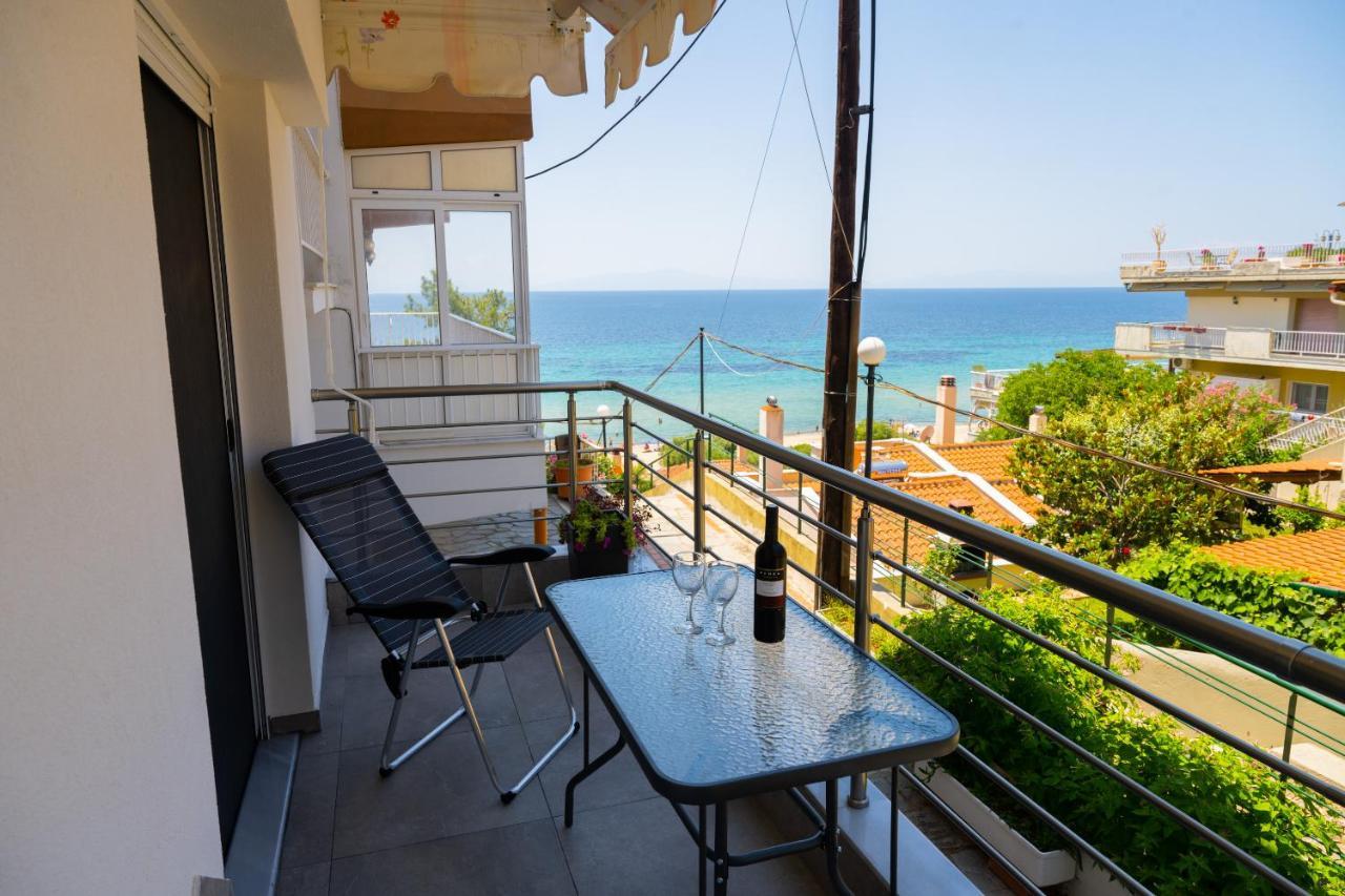 Zoe Seaview Apartment By Rentalspro - Nea Moudania Halkidiki Eksteriør bilde