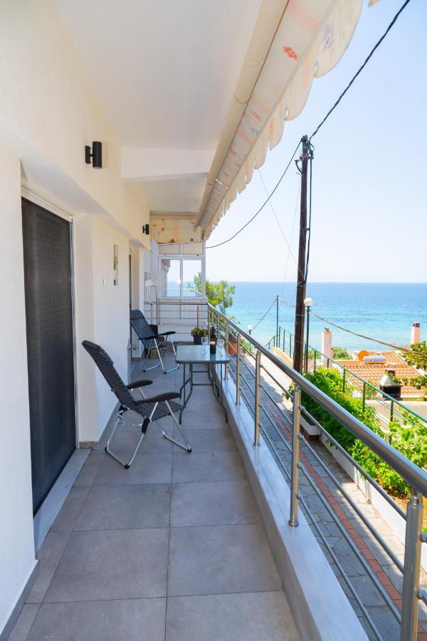 Zoe Seaview Apartment By Rentalspro - Nea Moudania Halkidiki Eksteriør bilde