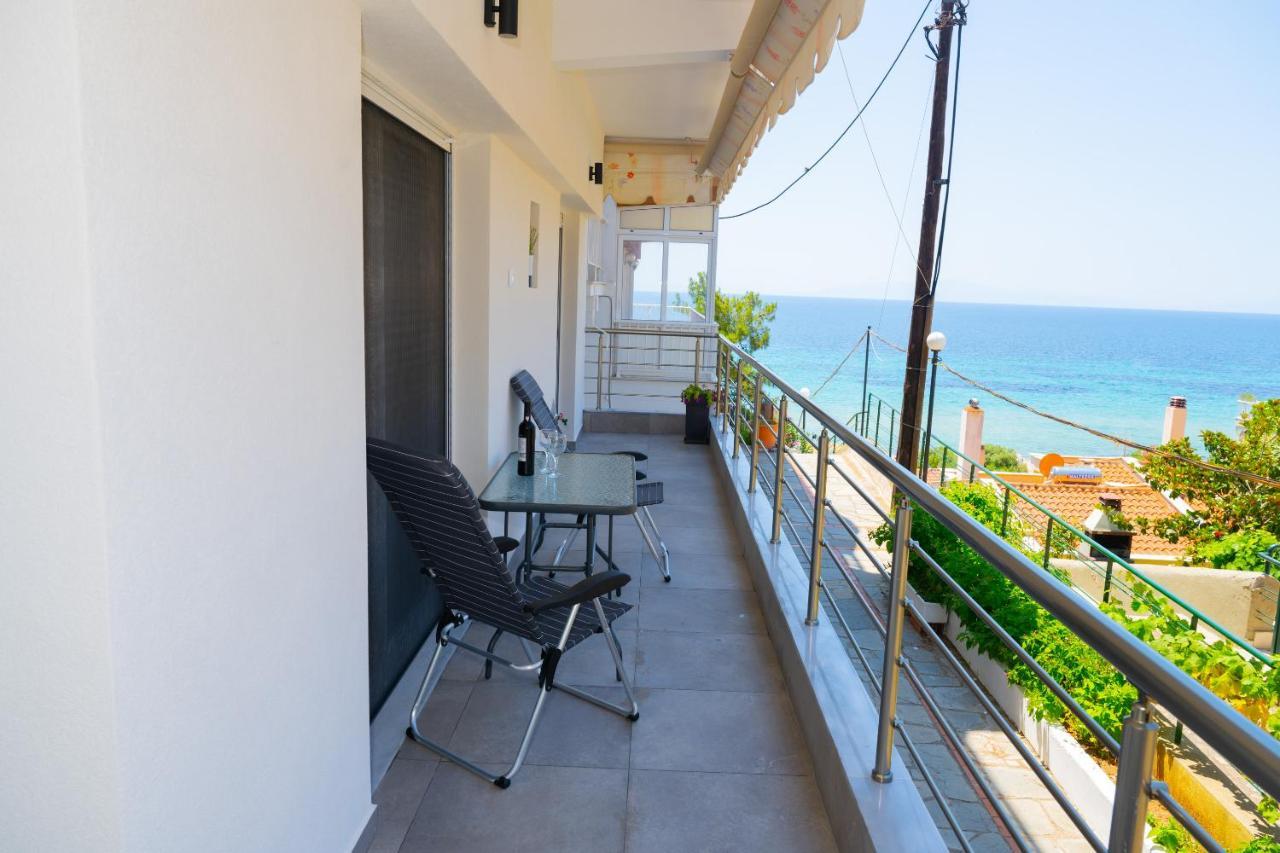 Zoe Seaview Apartment By Rentalspro - Nea Moudania Halkidiki Eksteriør bilde